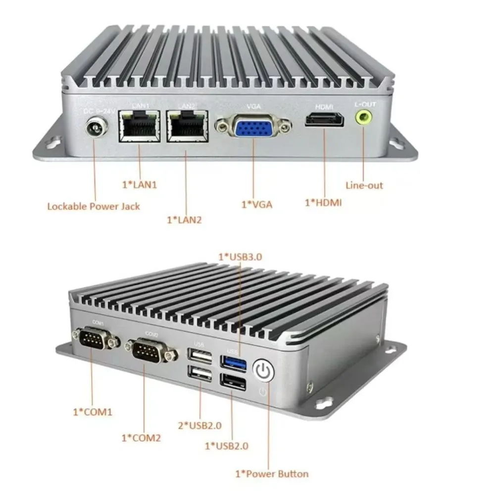 Mini PC industrial (fanless) PC8505, 4G, 256G, Win 11pro