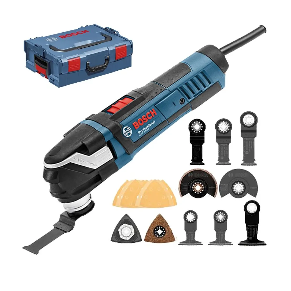 BOSCH GOP 40-30 Multicutter 400 W + Accesorii + L-BOXX
