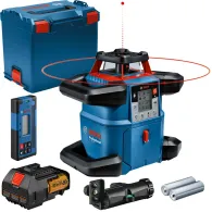 BOSCH GRL 600 CHV + LR 60 Nivela laser rotativa orizontal/vertical (600 m) + Receptor + L-BOXX