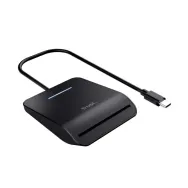 Primo Smartcard Reader Trust, interfata USB-C 2.0, lungime cablu 100cm, negru
