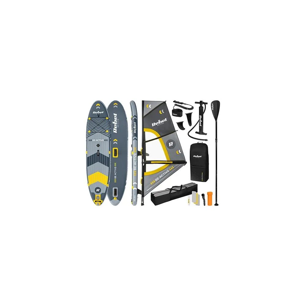 SET PLACA GONFLABILA WINDSURFING SUP 305X76X15 CM