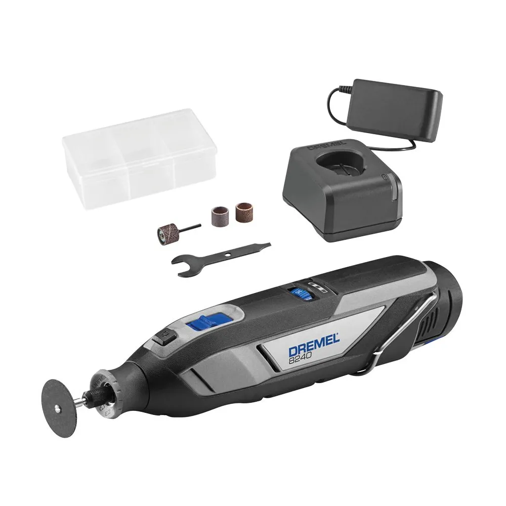DREMEL 8240-5 Unealta multifunctionala cu acumulator 12V, 2Ah + 5 accesorii