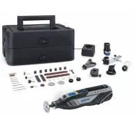 DREMEL 8250-5/65 Unealta multifunctionala brushless, cu 2 acumulatori Li-Ion, 12V, 2Ah + 5 atasamente + 65 accesorii