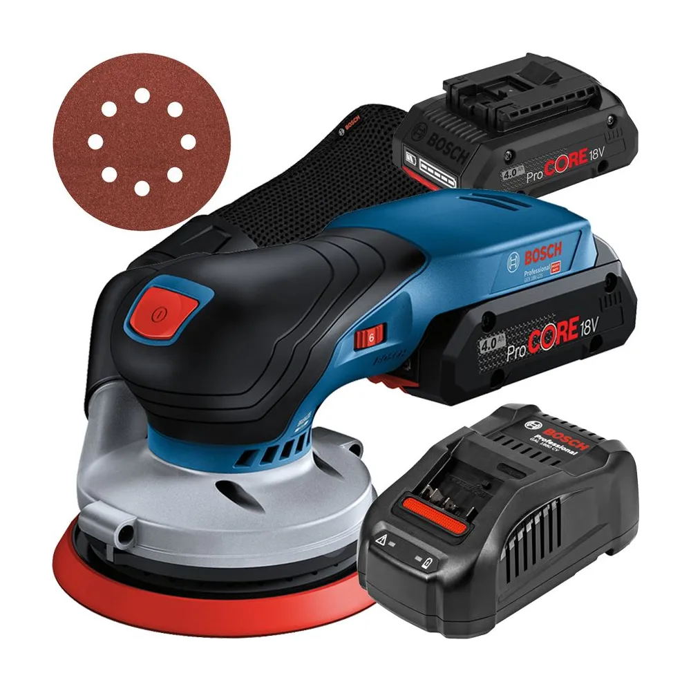 BOSCH GEX 18V-125 (SOLO) Slefuitor excentric Li-Ion