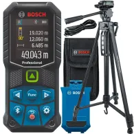 BOSCH GLM 50-27 CG Telemetru cu laser verde (50 m) + Acumulator Li-Ion, 3.7V, 1Ah + ADA DIGIT 167 Stativ pentru constructii 167 