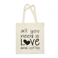 Sacosa Heinner cumparaturi bumbac cu print