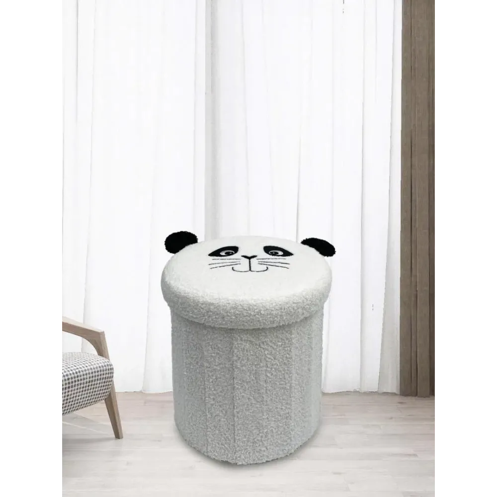 Taburet figurina urs Panda 30x37.5 cm