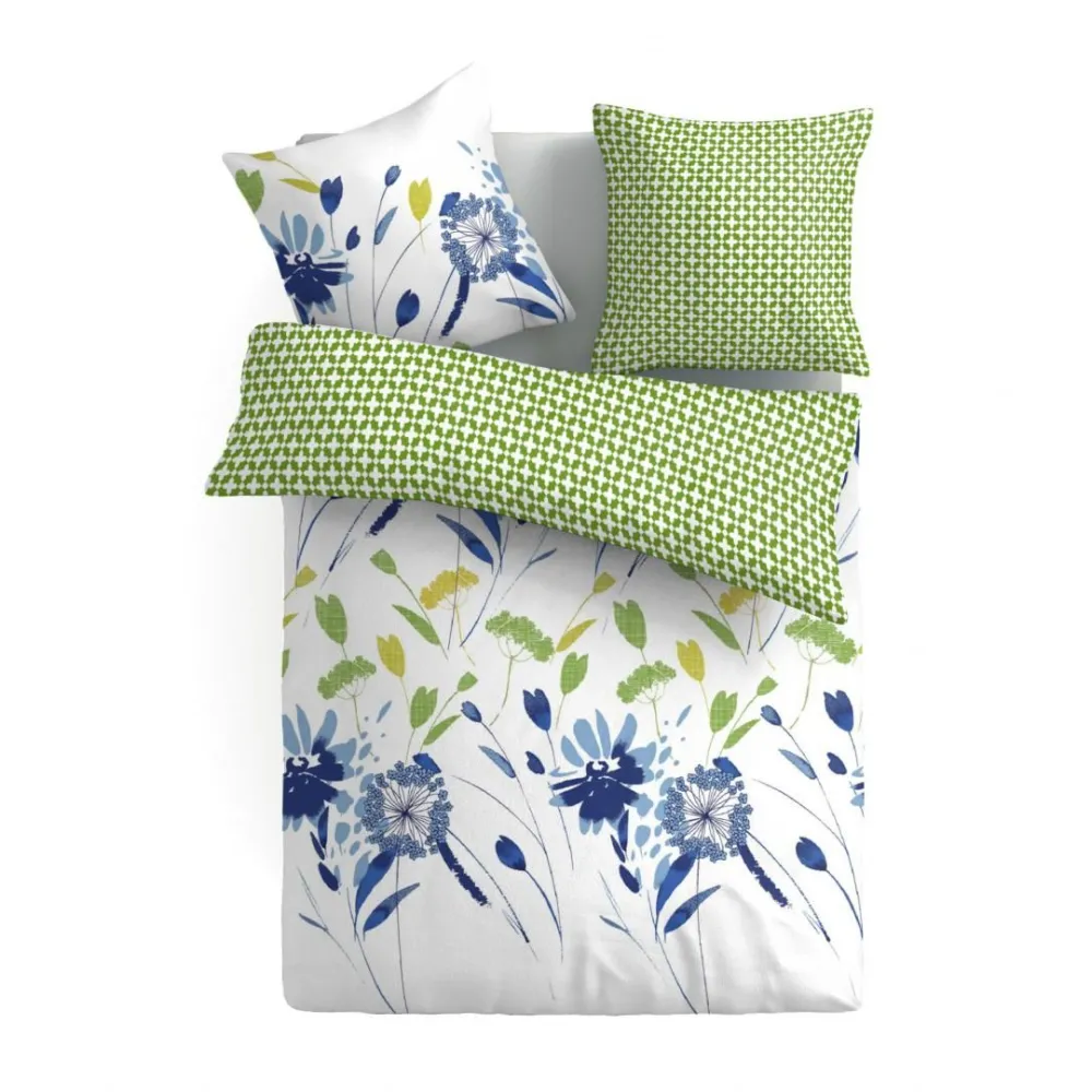 Lenjerie Vanora king size Micro Green Spring