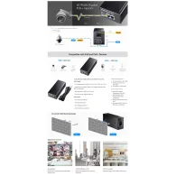 Injector Power Over Ethernet (POE) Cudy POE300, Gigabit, 60W