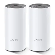 TP-LINK Deco E4 (2-pack) Bandă dublă (2.4 GHz/ 5 GHz) Wi-Fi 5 (802.11ac) Alb, Gri Intern Tp-link - 1