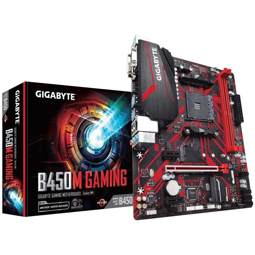 Placa de baza Gigabyte B450M Gaming Gigabyte - 1