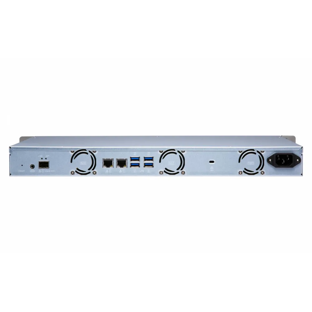 Qnap 1u nasts-431xeu-2g 4-bay quad-core 1.7 ghz short-depth rackmount nas Qnap - 1