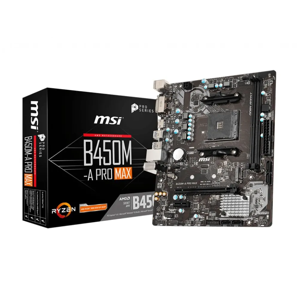 Placa de baza MSI B450M-A PRO MAX Msi - 1