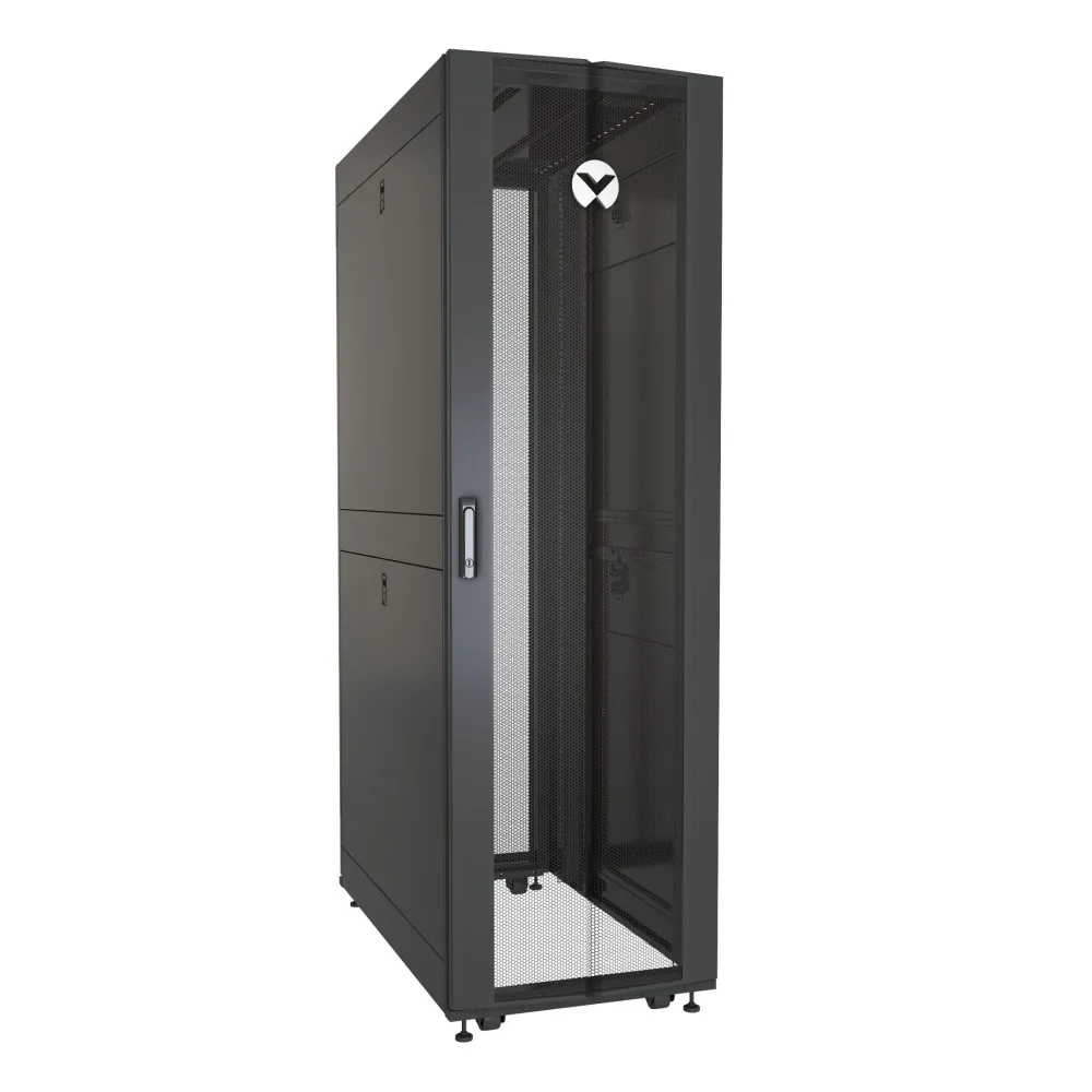 Vertiv VR Rack VR3100 rack-uri 42U Raft de sine stătător Negru, Transparente Vertiv - 1