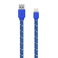 Cablu de date/incarcare serioux port lightning acoperit cu materialtextil rezistent Serioux - 1