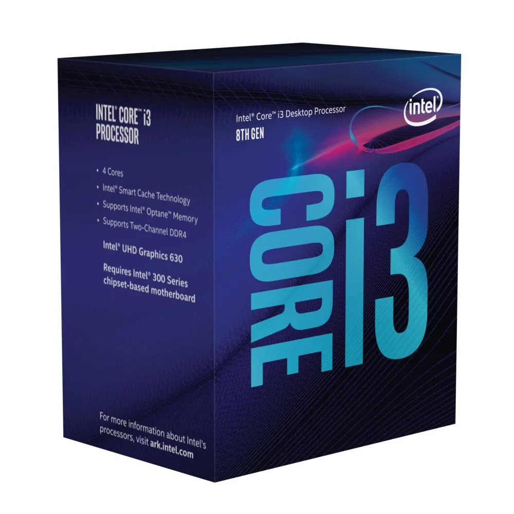 Intel Core i3-8350K procesoare 4 GHz 8 Mega bites Cache inteligent Casetă Intel - 1