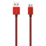 Cablu microusb serioux piele ecologica 1m diverse culori bulk Serioux - 1
